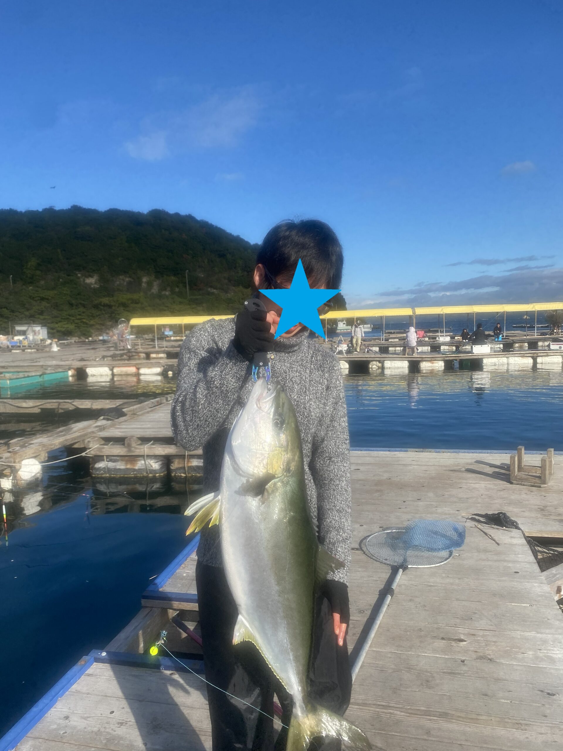 海上釣堀水宝で釣った大ヒラマサ