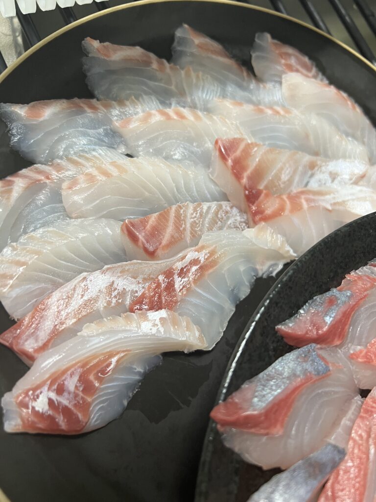 イシダイの刺身